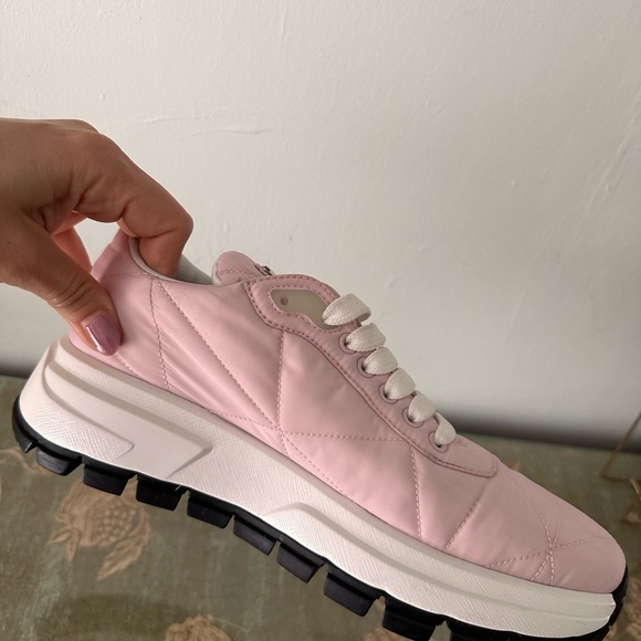 Prada Triangle Enameled sneakers - Picture 10 of 13